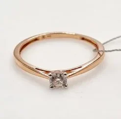 Auksinis žiedas su brangakmeniais 17,2 mm - Juvelyrika