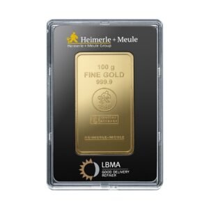 Investicinis auksas 100 g.