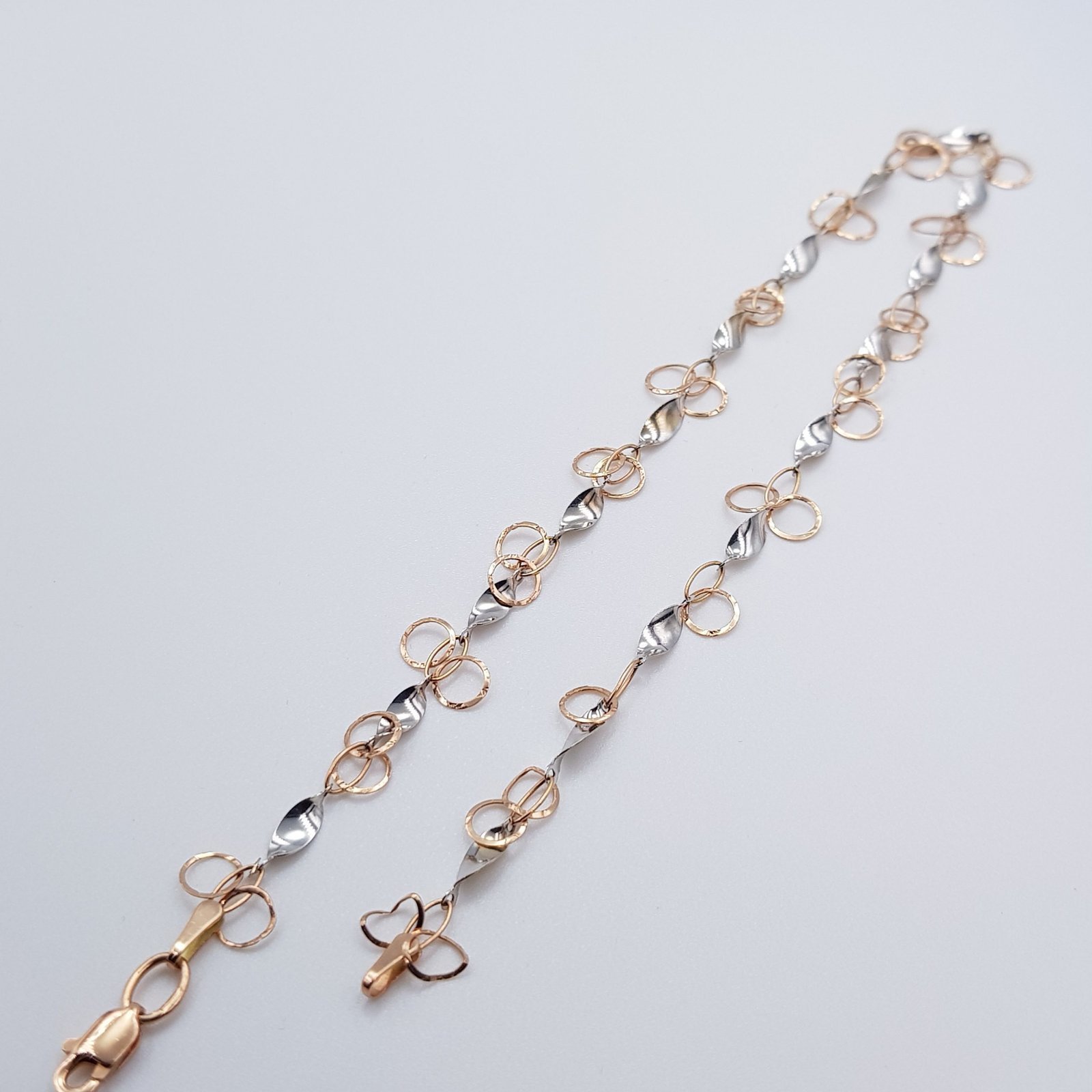 Auksinė grandinėlė ant kojos 25 cm - Image 2